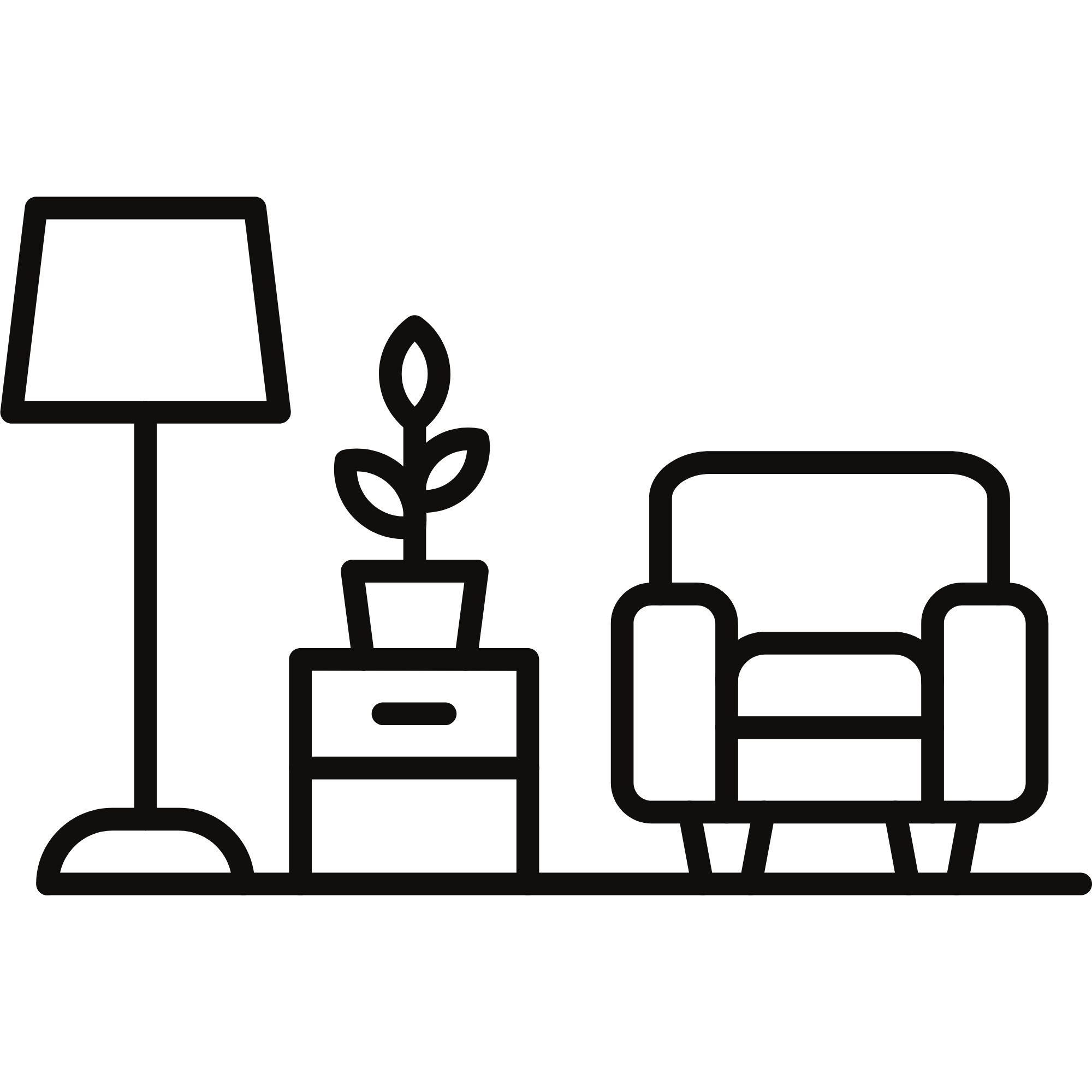 Pietermaai Boutique Hotel living room icon black